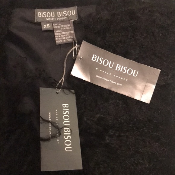 Black Bisou Bisou suede vest - NWT - Picture 6 of 12